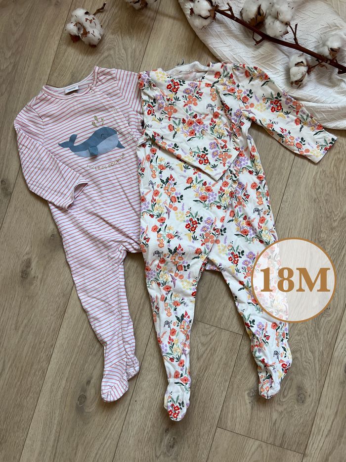🐳 Lot Pyjama / 18 MOIS