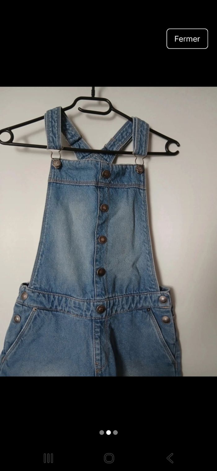 Salopette jean fille 12 ans - photo numéro 2