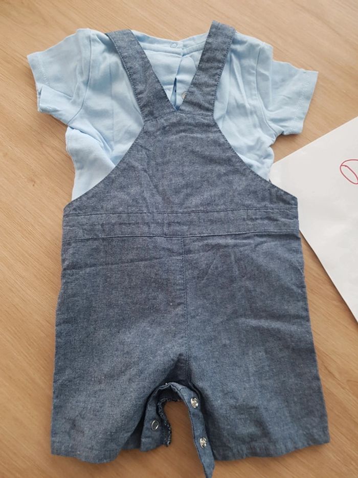 Ensemble salopette + tee-shirt bébé garçon - photo numéro 2