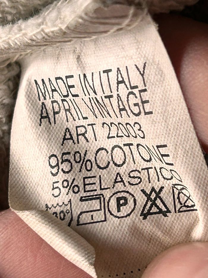 Sweat beige skull April Vintage - photo numéro 4