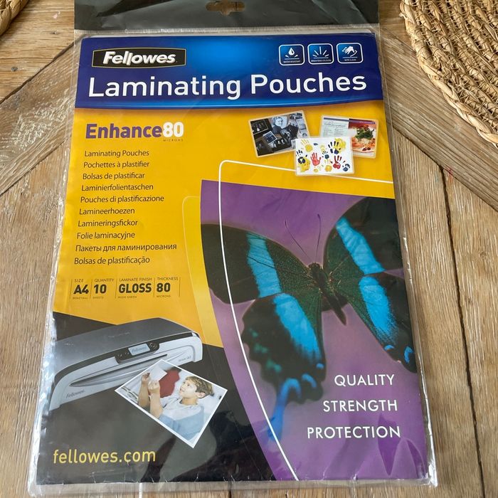 Pochettes à plastifié