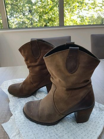 Bottines 39 aspect daim