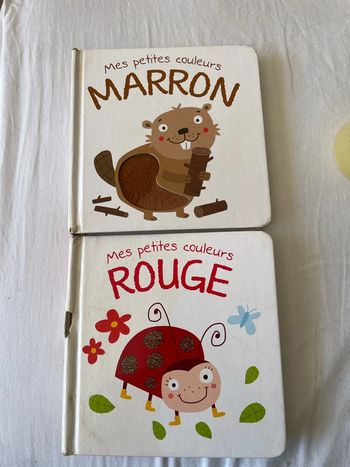 Lit de deux livre à toucher mes petites couleurs