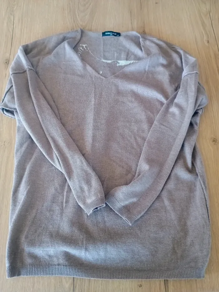 pull col V L/XL - photo numéro 4