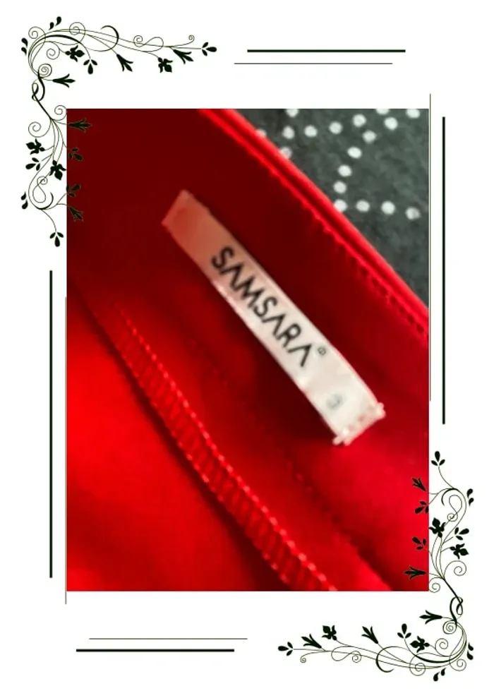 Pantalon droit Samsara rouge 38/40 - photo numéro 4