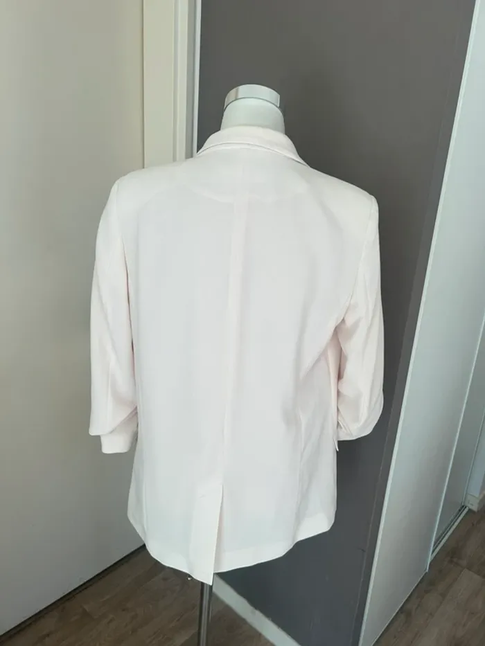 Nafnaf veste, blazer  crème nude  taille 38/M - photo numéro 4