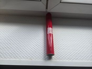 Vinyle adhesif permanent rouge cerise pour machine de découpe