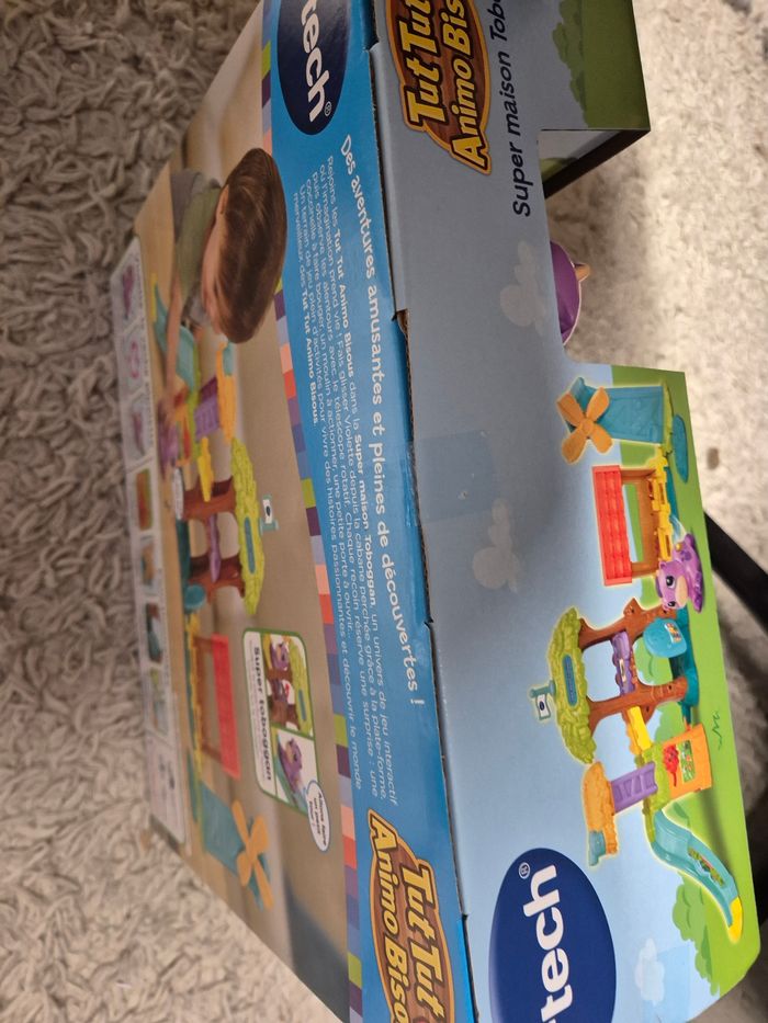 Super maison toboggan tut tut animo bisous neuf - photo numéro 2