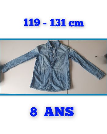 Chemise en jean enfant – 8 ans