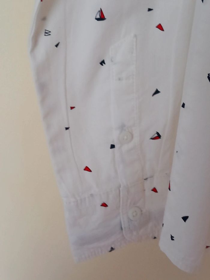 Chemise blanche à motif - photo numéro 4