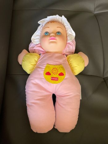 Poupée double en chiffon Playskool en excellent état