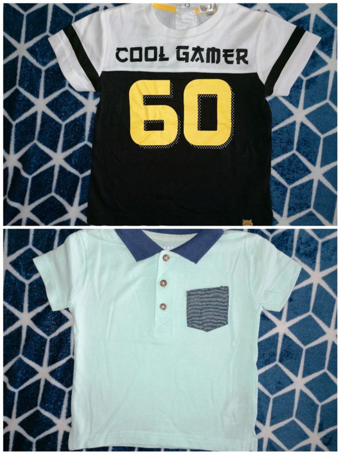 Tee-shirt et polo garçon 23-24 mois