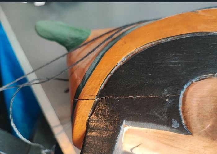 Grande marionnette en bois Pinocchio - photo numéro 8