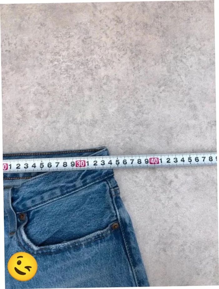 Short Levi's 501 W24 FR34 Bleu Femme Women #SHO16 - photo numéro 5