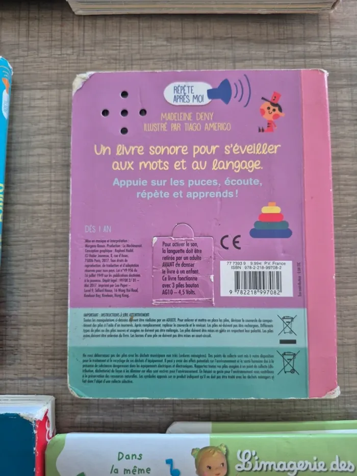 Lot livres sonores bébé - photo numéro 11