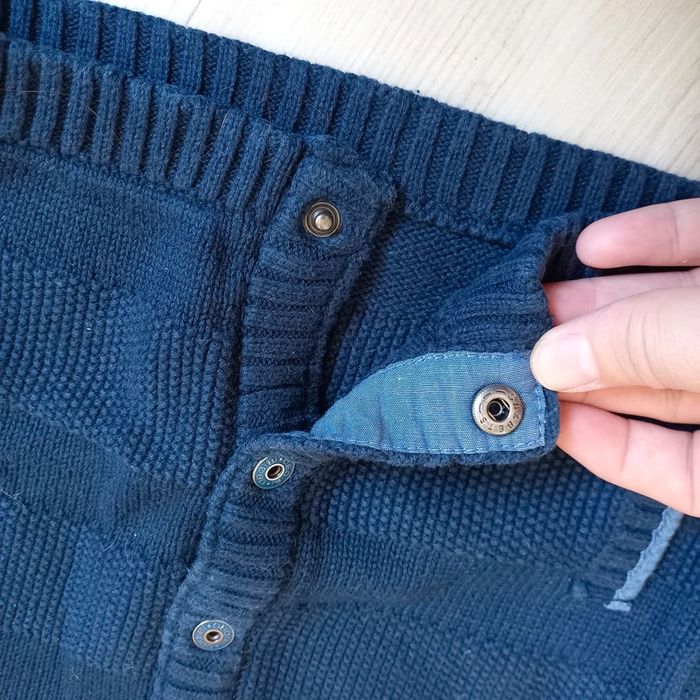 Gilet épais bleu marine - photo numéro 2