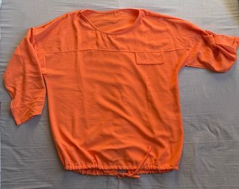 Blouse orange, Taille unique