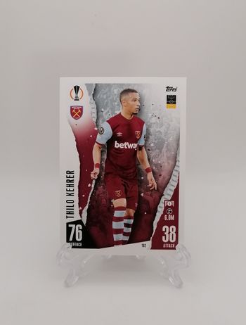 Carte Match Attax 2023-24 Thilo Kehrer n°102 West Ham United FC.