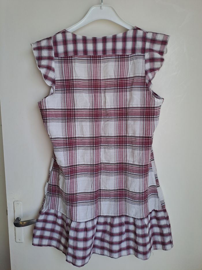 Blouse tunique à carreaux taille 3 - photo numéro 5