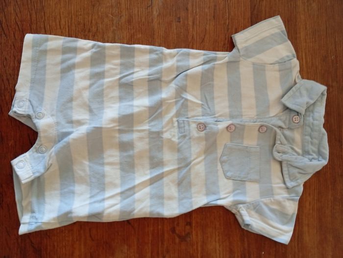 Lot de 6 combishort taille 6 mois - photo numéro 5