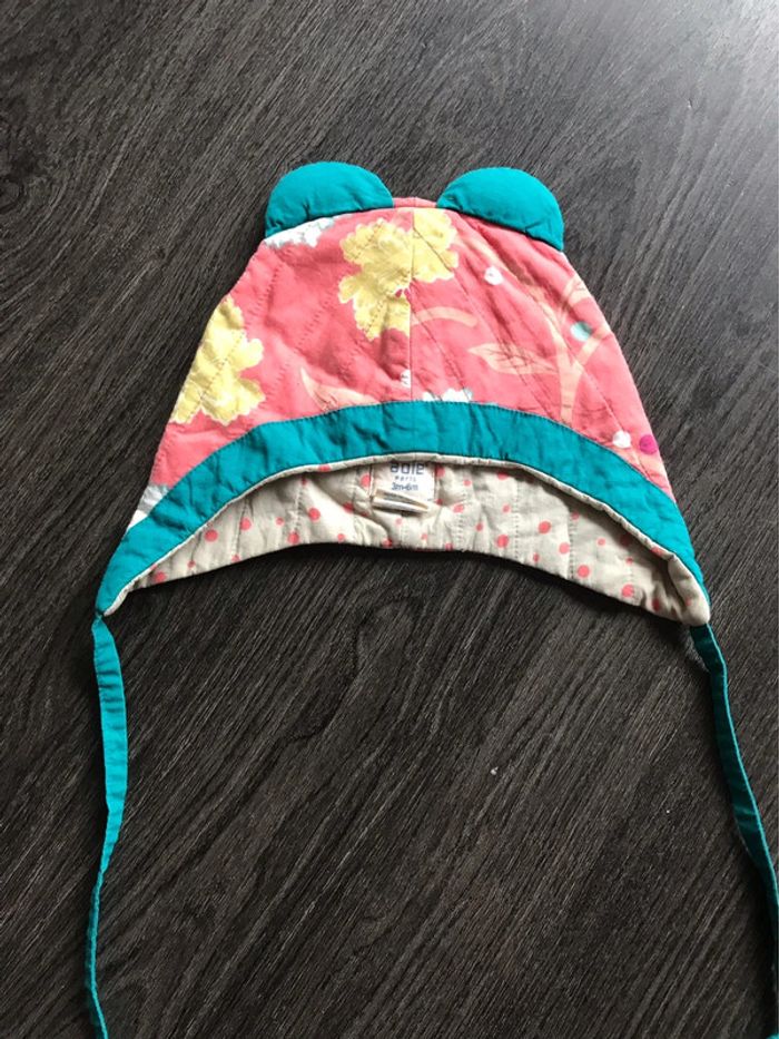 Bonnet bébé AOIE Paris coton 3-6 mois - photo numéro 5