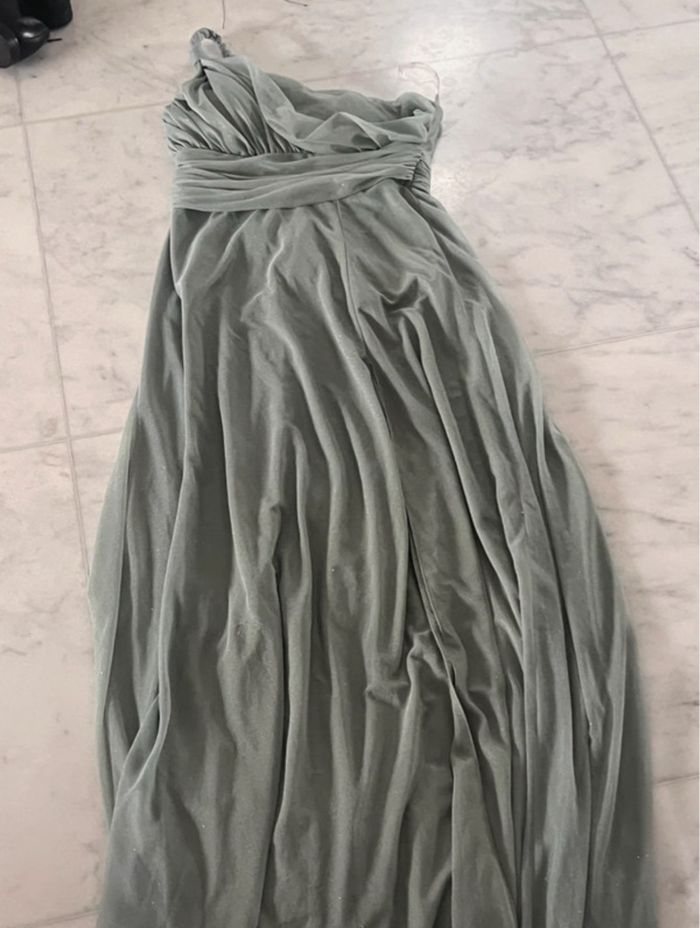 Robe soirée vert d eau taille M