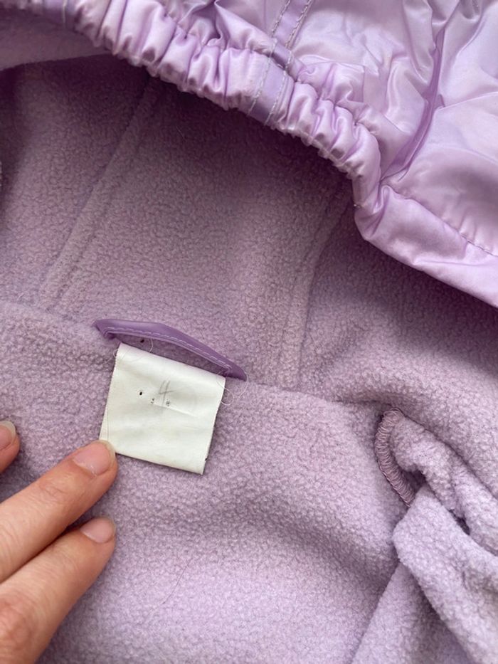 Manteau imperméable violet Fée Clochette 4ans - photo numéro 5