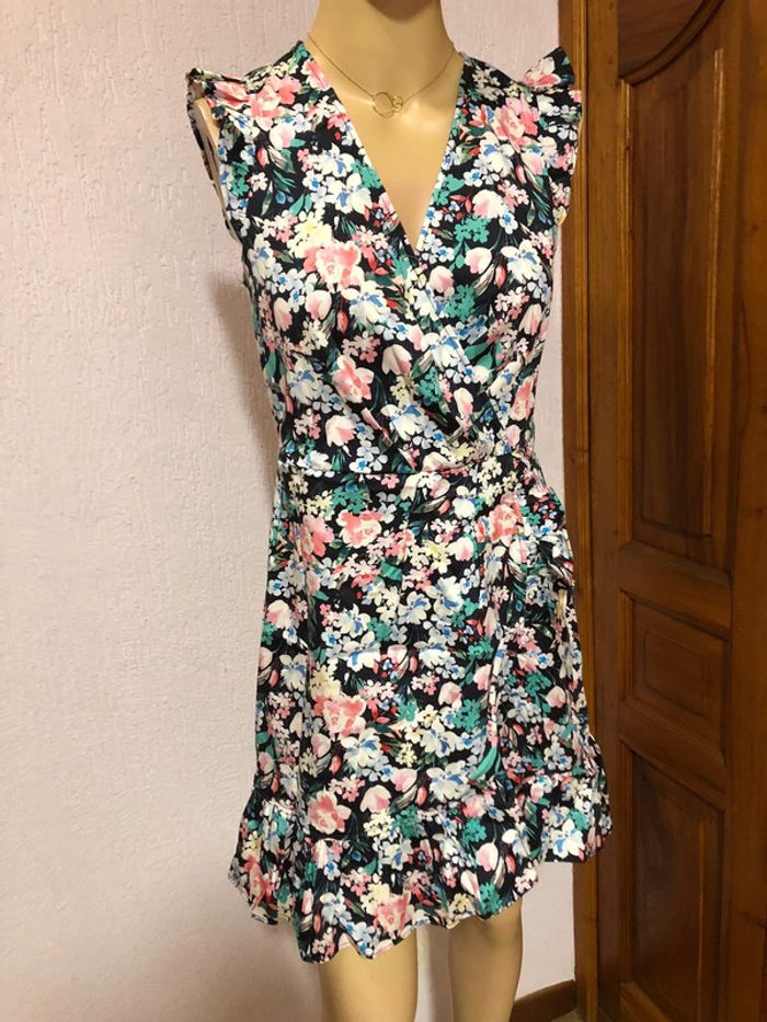 Robe Portefeuille fleurie - n e u v e