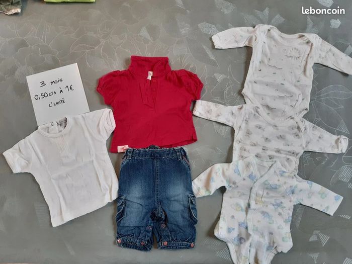 Lot complet de vêtements bébé (fille) 0-12 mois - photo numéro 6
