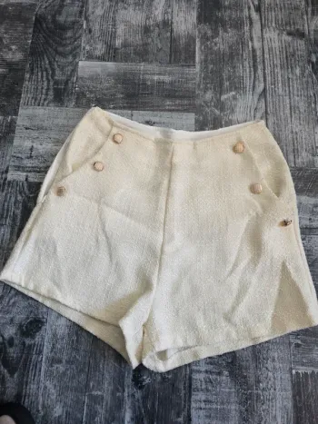 Short beige femme shein