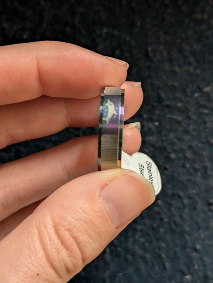 Bague multicolore dauphin - photo numéro 2