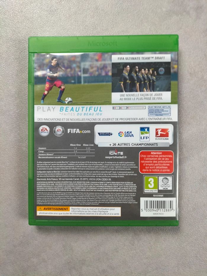 Jeu Xbox One – FIFA 16 - photo numéro 2