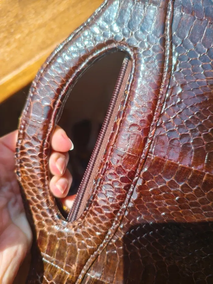 Sac a main en cuir vintage - photo numéro 5