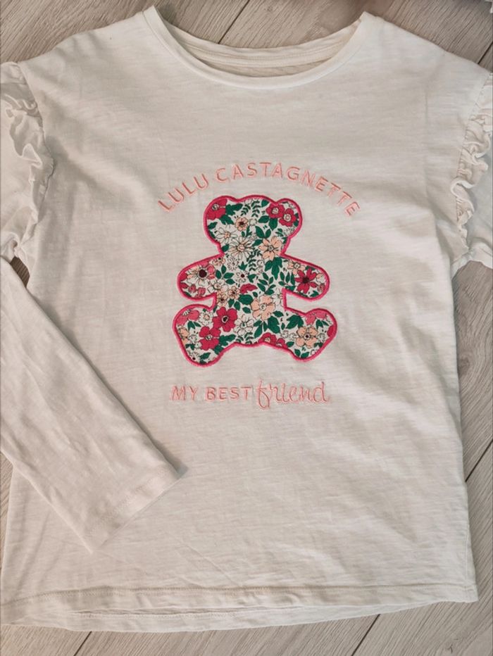 T-shirt Lulu castagnette 10 ans - photo numéro 3