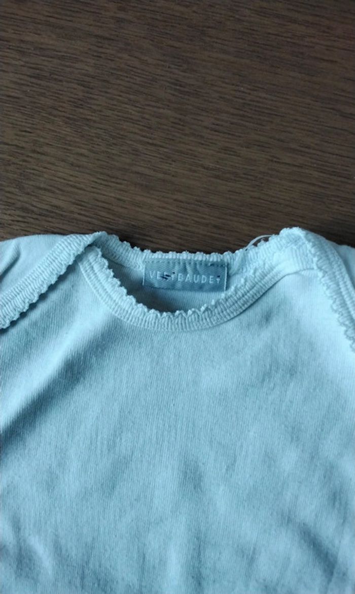 Body manches courtes , blanc , Verbaudet, 3M 60cm - photo numéro 3