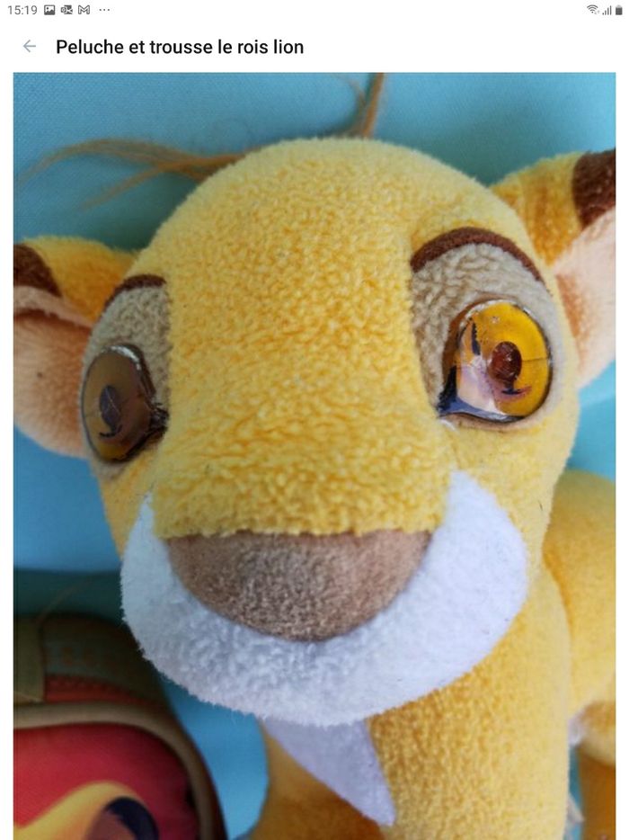 Trousse et peluche authentic le rois lion 🦁 - photo numéro 4
