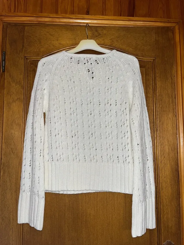 Pull blanc - photo numéro 3