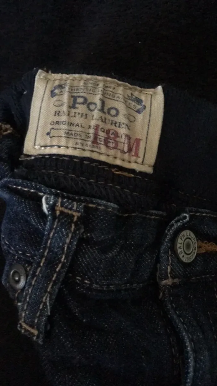 Jeans ralph lauren 18 mois - photo numéro 5