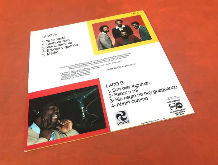 Vinyle 33 tours  Lebron Brothers Criollo (1982)  Cotique JMCS 1106 - photo numéro 4