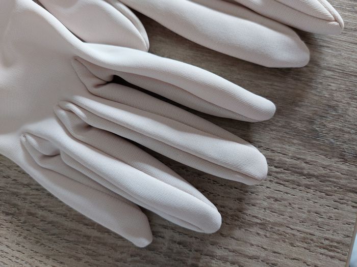 Paire gants femme tergal crème Canat - photo numéro 2