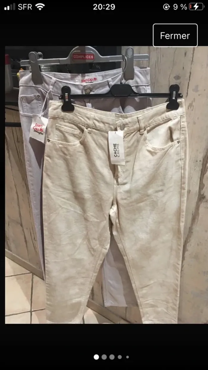 Magnifique lot de 2 jeans de marque Neufs avec étiquettes en 42 - photo numéro 2