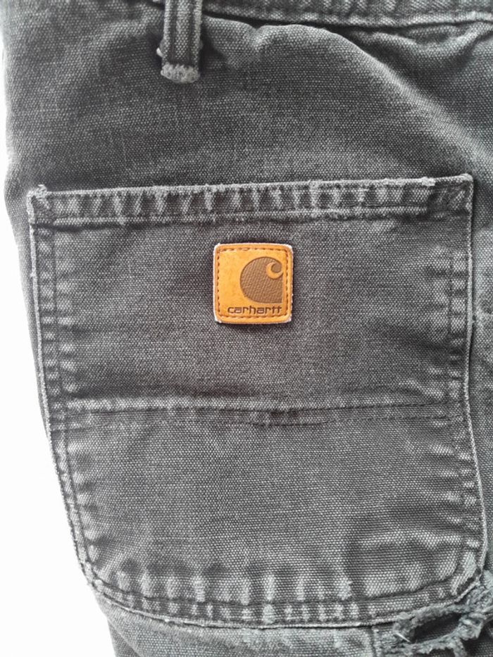 Jean Carhartt pièce rare doublé carreaux workwear 34 - photo numéro 5