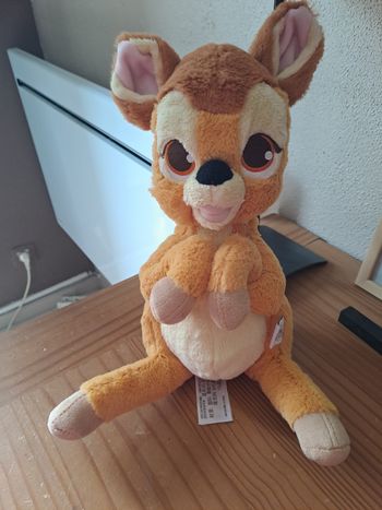 Peluche Disney avec sa couverture