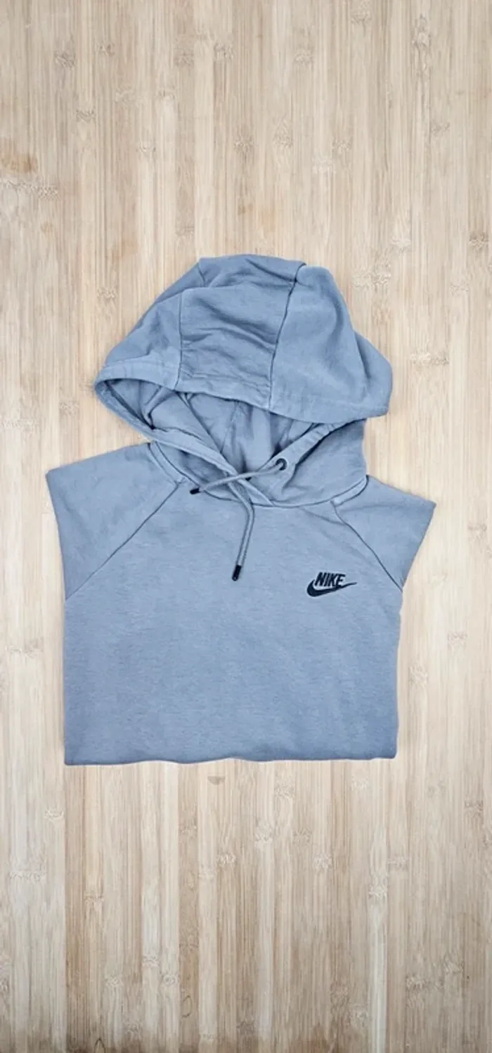 Pull à capuche Hoodie Nike kaki marron, taille M, unisexe - Très bon état