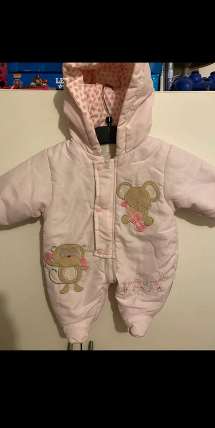 Combi-pilote New born fille 44cm