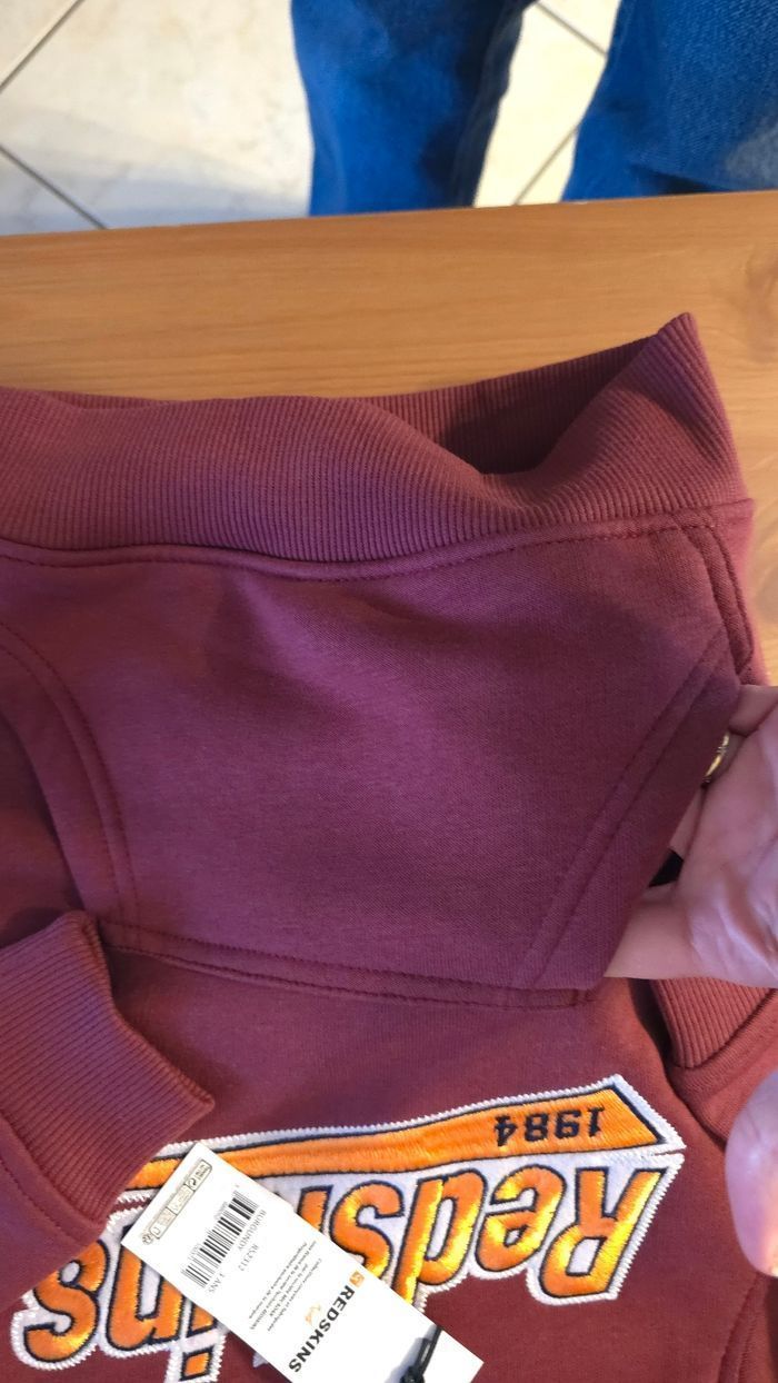 Neuf (non porté) 🏷💙💙🤩👌superbe sweat molleton redskins  3 ans garçon💙💙😍 - photo numéro 6