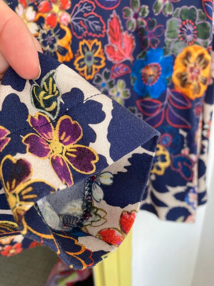 Veste fleurie carnaby taille 40 - photo numéro 6