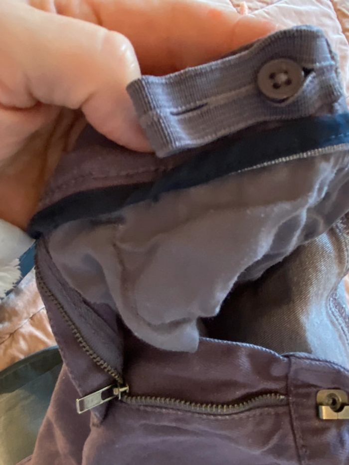 Jean slim mauve /violine Cyrillus taille 16 ans. - photo numéro 8