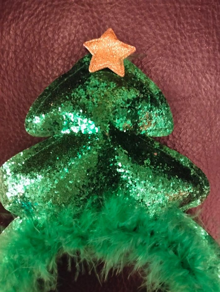 Serre-tête de Noël Sapin vert - photo numéro 2
