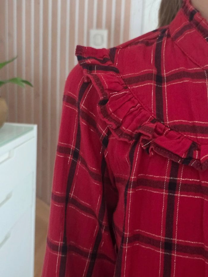 Chemise à carreaux tbe - photo numéro 2